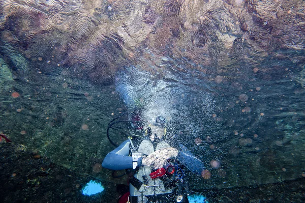 Prekontinent jacques cousteau unterwasserhaus — Stockfoto