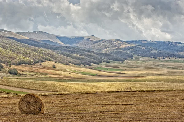 Τοπίο Ιταλία umbra Castelluccio — Φωτογραφία Αρχείου