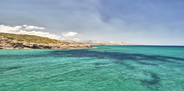 Maravilhosa Sicilia praia de areia — Fotografia de Stock