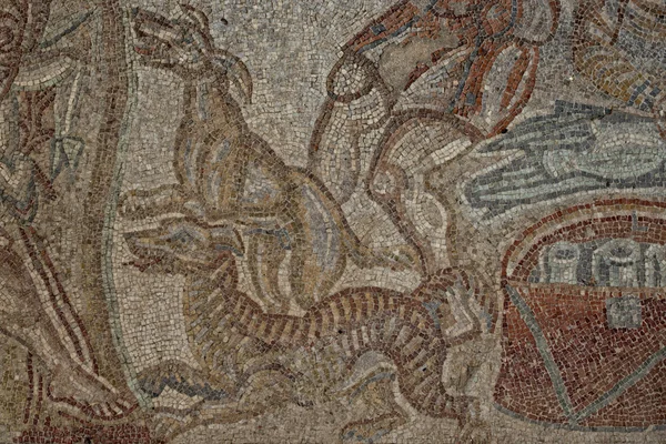Roman podłogi mozaika — Zdjęcie stockowe