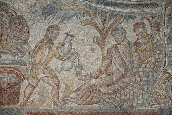 Roma döşeme mozaiği — Stok fotoğraf