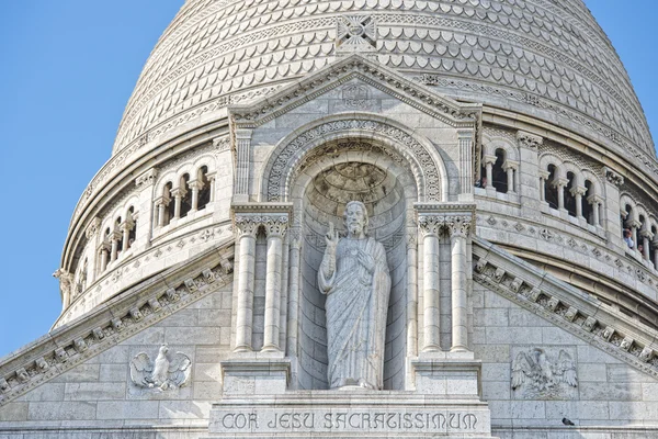 Paris Montmartre katedral detay — Stok fotoğraf