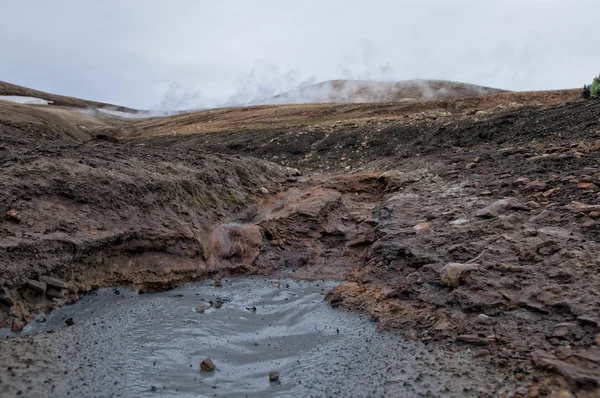 Ландшафтный поход Исландии - поморк — стоковое фото