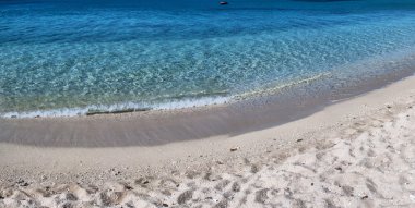 Polinezyası cennet kristal su poster