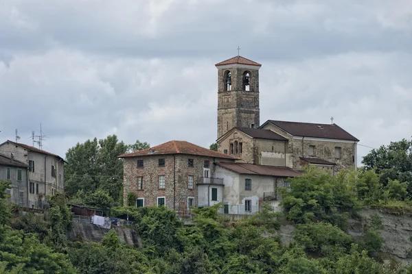 İtalya ülke Köyü Kilisesi — Stok fotoğraf
