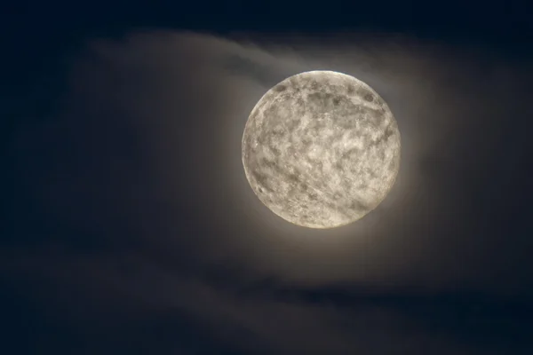 Full Moon on the black — Stock Photo, Image