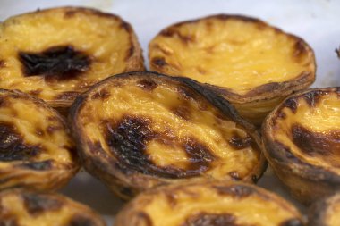 Pastel de Nata Lisbon geleneksel belem tatlı tatlı