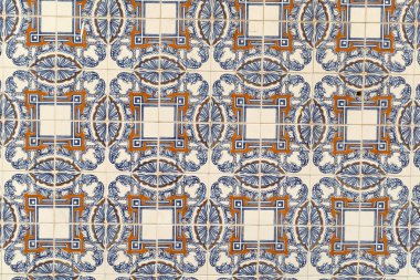 Lizbon binaları seramik fayans ayrıntıları