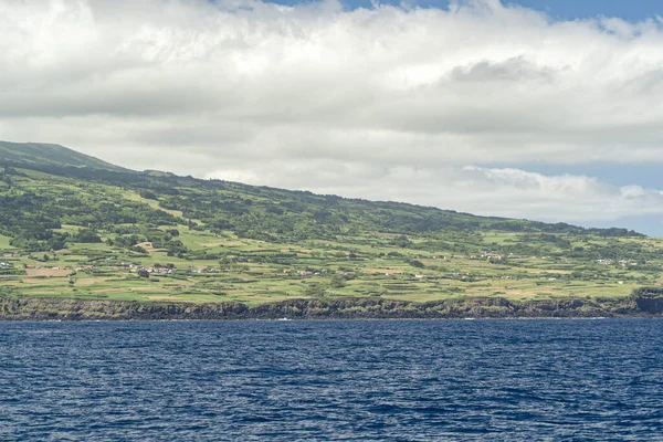 Faial Island Azores Cliff View Sea Landscape — Stock Photo, Image