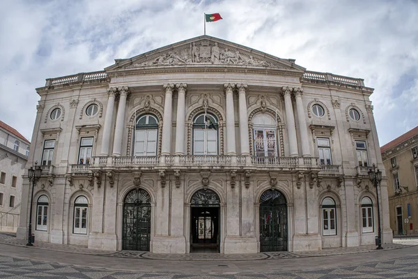 Lisbon Belediye Binası Manzaralı — Stok fotoğraf