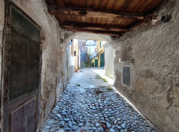 Grondona Piedmont Italy Medieval Village View — Stock Photo, Image