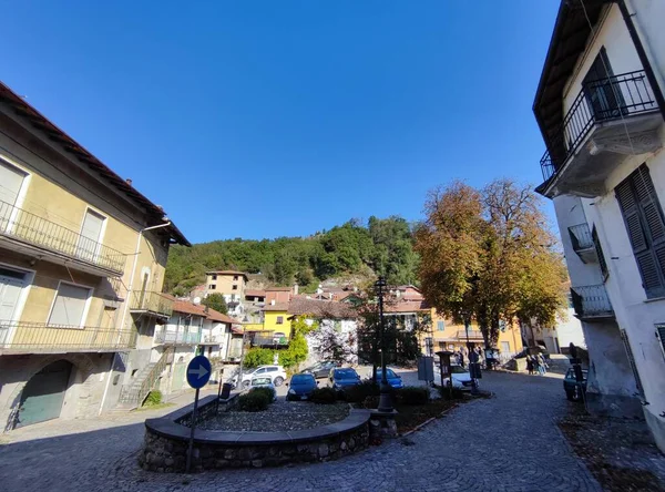 Grondona Piemonte Itália Vista Medieval Aldeia — Fotografia de Stock