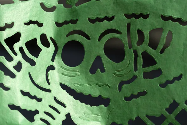 Tag Der Toten Papierschädel Mexiko Detail — Stockfoto