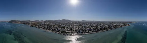 Paz Bcs Meksika Hava Manzaralı Panorama Şehir Manzaralı Baja California — Stok fotoğraf