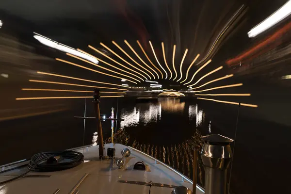 Amsterdam Netherlands Canals Cruise Night — Stock Photo, Image