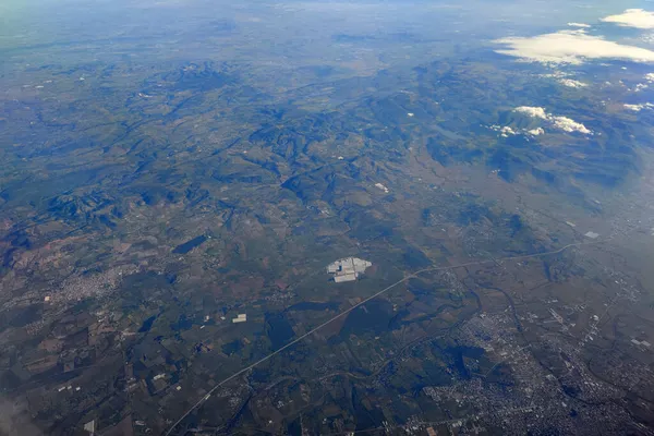 Mexico Guadalajara Paisagem Aérea Área Avião — Fotografia de Stock