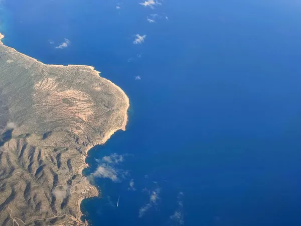 Baja Californie Sur Côte Vue Aérienne Mexique Panorama Paysage — Photo