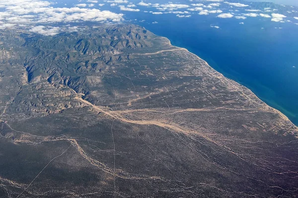 Панорамный Пейзаж Мексики Высоты Птичьего Полета — стоковое фото