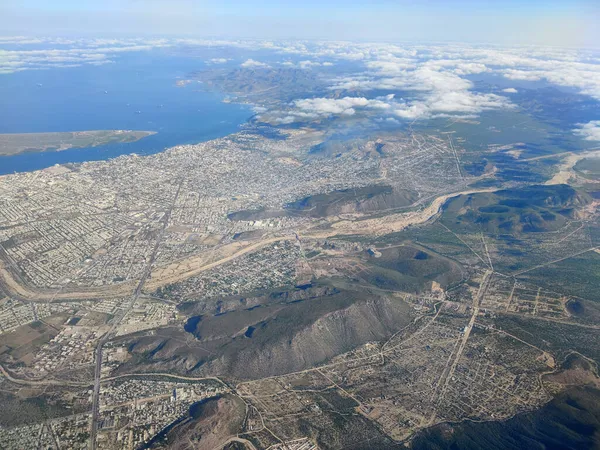 Sierra Baja Califórnia Sur México Vista Aérea Panorama Paisagem — Fotografia de Stock