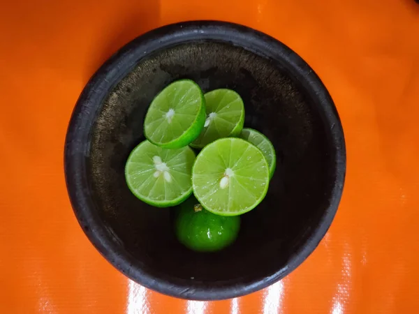 Meksykańskie Limonki Szczegółach Filiżanki — Zdjęcie stockowe