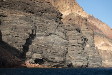 Baja California sur Cortez Deniz Kayaları detayı
