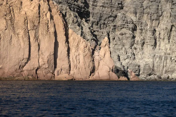 Baja California Sur Cortez Zee Rotsen Detail — Stockfoto