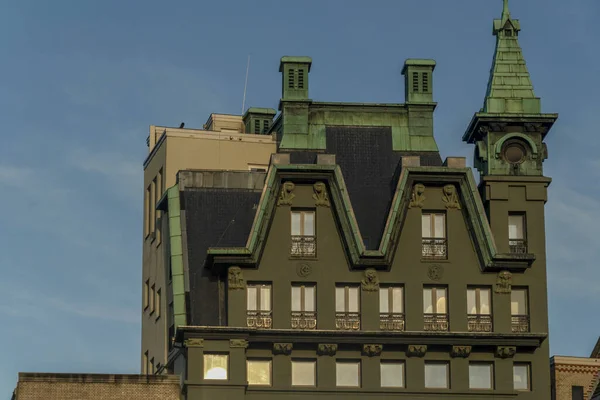 Amsterdam City Center Building Detail Cityscape — Stock Photo, Image