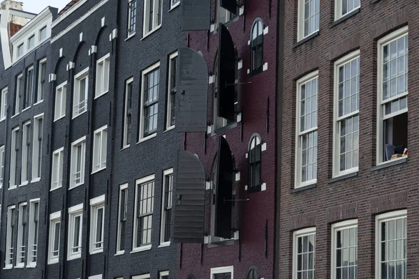 Amsterdam City Center Building Detail Cityscape — Stock Photo, Image