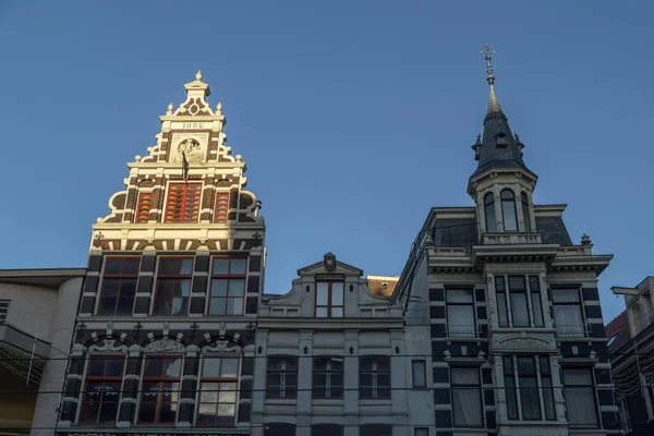 Άμστερνταμ Κέντρο Της Πόλης Λεπτομέρεια Κτιρίου Cityscape — Φωτογραφία Αρχείου