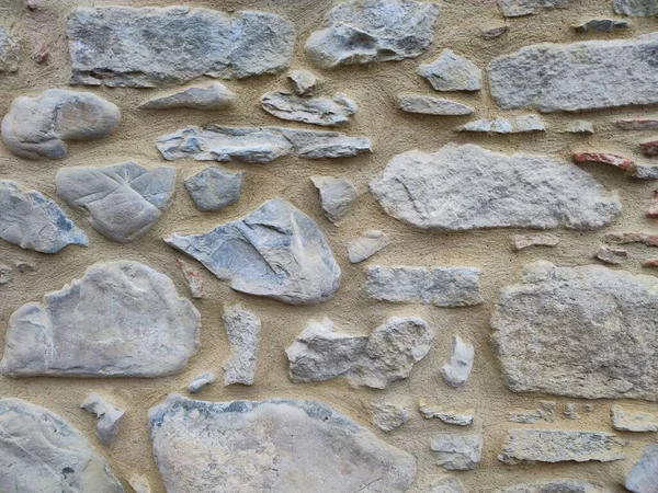 中世纪建筑石墙的详细背景 — 图库照片