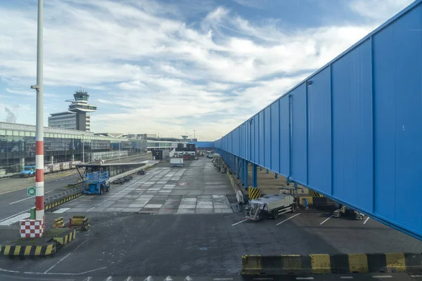 Schiphol Luchthaven Amsterdam Gebouw Operatiegebied Uitzicht — Stockfoto