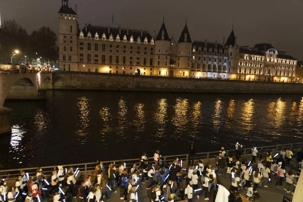 Parigi Francia Novembre 2021 Manifestazioni Mezzo Una Crescente Indignazione Donne — Foto Stock