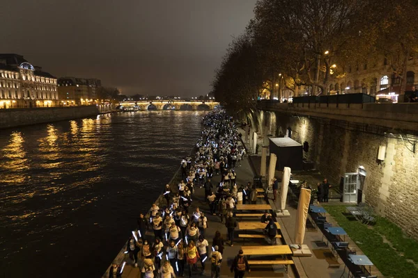 Parigi Francia Novembre 2021 Manifestazioni Mezzo Una Crescente Indignazione Donne — Foto Stock