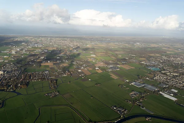 Amsterdam Havenkanalen Wegen Luchtfoto Panorama Landschap — Stockfoto