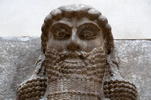 Скульптура Древнего Вавилона Ассирии Месопотамии — стоковое фото