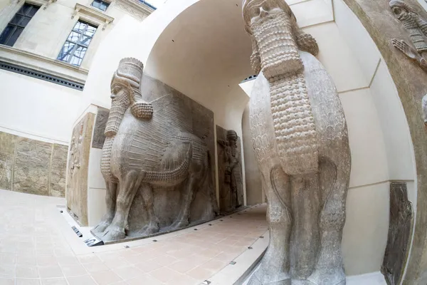 Ősi Babilónia Asszíria Szobrászat Mezopotámiában — Stock Fotó