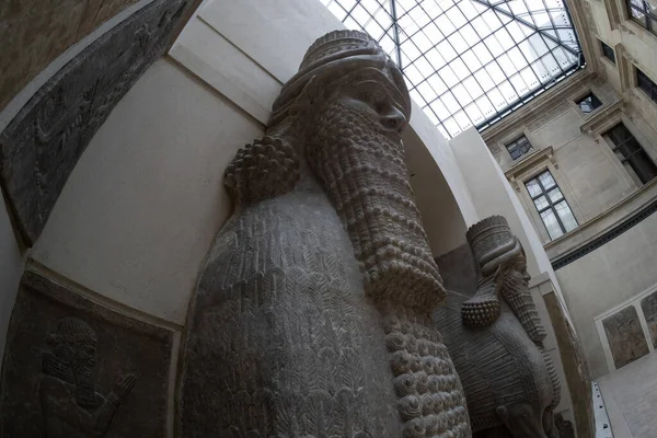 Скульптура Древнего Вавилона Ассирии Месопотамии — стоковое фото