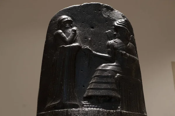 Mezopotamya Taşının Hammurabi Yasası — Stok fotoğraf