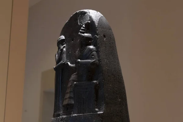 Hammurabi Δίκαιο Κώδικα Λεπτομέρεια Πέτρα Mesopotamia — Φωτογραφία Αρχείου