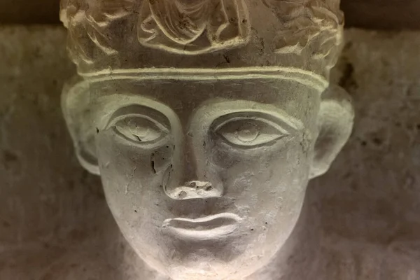 Oud Syrië Palmyra Standbeeld Collectie Detail — Stockfoto