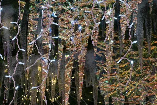 Paris Árvore Natal Detalhe Decoração Luxo — Fotografia de Stock
