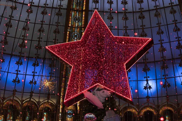 Árbol Navidad París Lujo Decoración Detalle — Foto de Stock