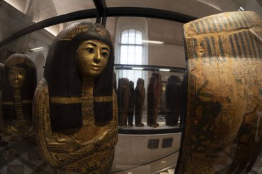 Mısır lahiti tabutu. Ayrıntıları kapat.