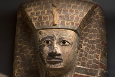 Mısır lahiti tabutu. Ayrıntıları kapat.