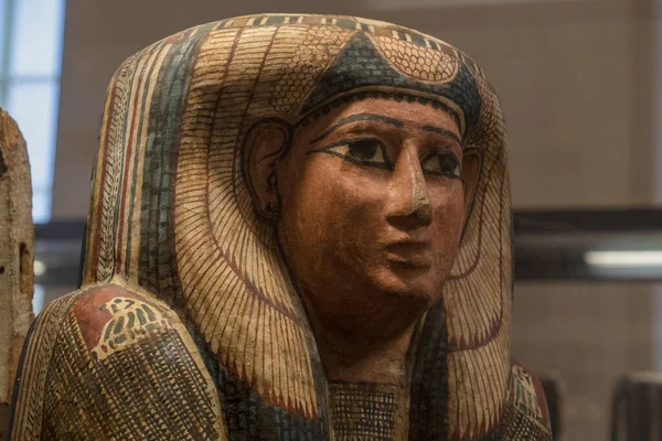 Mısır lahiti tabutu. Ayrıntıları kapat.