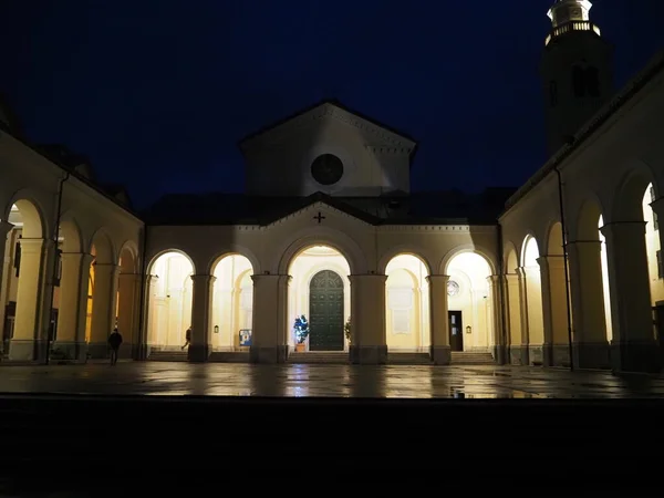 Madonna Della Guardia Svatyně Kopci Janov Kostel Katedrála Voto Votive — Stock fotografie