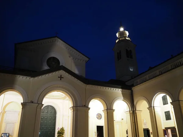 Sanctuaire Madonna Della Guardia Sur Colline Gênes Église Cathédrale Voto — Photo