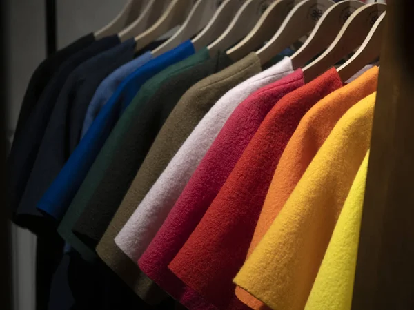 Different Colors Wool Fashion Shirt Clothes Sweater — 图库照片