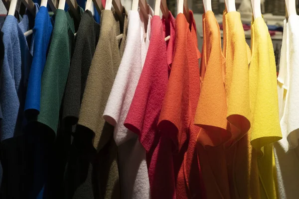Diferentes Colores Lana Moda Camisa Ropa Suéter — Foto de Stock