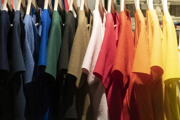Different Colors Wool Fashion Shirt Clothes Sweater —  Fotos de Stock